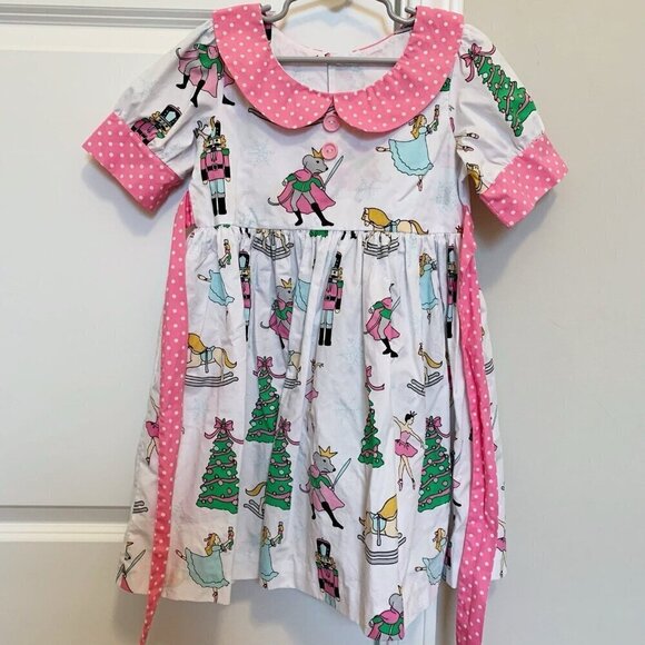 Eleanor Rose Nutcracker Holidays girl dress 6-7 years - Picture 1 of 7